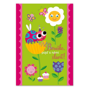 Ditipo Hrací přání k narozeninám Beruško pojď s námi slavit! Beruška Pastelky 224 x 157 mm Ditipo Hrací přání k narozeninám Beruško pojď s námi slavit! Beruška Pastelky 224 x 157 mm