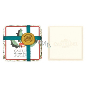 Castelbel Green Leaves - Liście świąteczne mydło toaletne 2 x 150 g, zestaw kosmetyczny