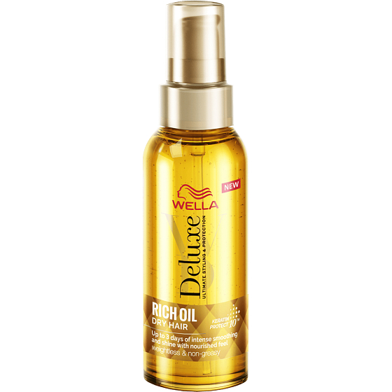 Wella Deluxe Rich Oil olej na vlasy pro suché vlasy 100 ml