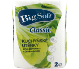 Big Soft Classic 2-warstwowe ręczniki papierowe kuchenne, 2× 51 kawałków, 2 rolki
