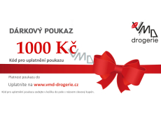 Voucher prezentowy na zakupy w sklepie internetowym o wartości 1 000 Kč
