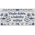 Albi Vtipná cedulka Všude dobře, u babičky nejlépe 20 x 10 cm