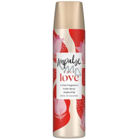 Impulse True Love parfémovaný deodorant sprej pro ženy 75 ml
