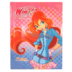 Winx Club Deski z gumką w designie wiodącej Bloom w dżinsowych szatach 370 x 271 x 7 mm