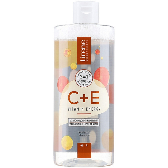 Lirene Vitamin Energy C+E 3w1 woda micelarna 400 ml