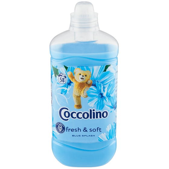Coccolino Fresh & Soft Blue Splash skoncentrowana płyn do płukania 58 dawek 1,45 l