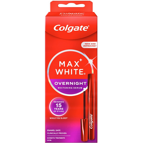 Colgate Max White Overnight pióro do wybielania zębów 2,5 ml