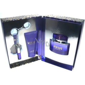 Versace Versus toaletní voda 50 ml + toaletní voda 3,5 ml + tělové mléko 50 ml + klíčenka, dárková sada Versace Versus toaletní voda 50 ml + toaletní voda 3,5 ml + tělové mléko 50 ml + klíčenka, dárková sada