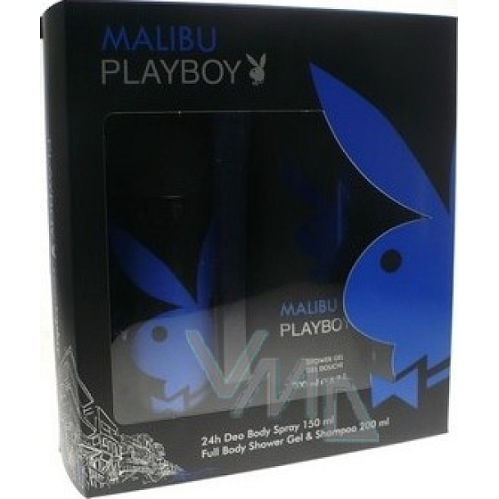 Playboy Malibu deodorant sprej 150 ml + sprchový gel 200 ml, kosmetická sada
