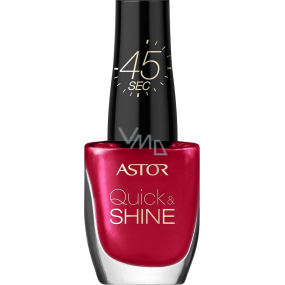 Astor Quick & Shine Nail Polish lak na nehty 303 Passionate Love 8 ml