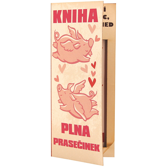 Bohemia Gifts Kniha plná prasárniček sprchový gel 250 ml, kosmetická sada