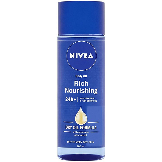 Nivea Body Oil Rich Nourishing výživný tělový olej 200 ml