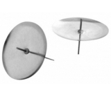 Lima Szpilki do świeczek srebrne w zestawie 5 cm 4 sztuki