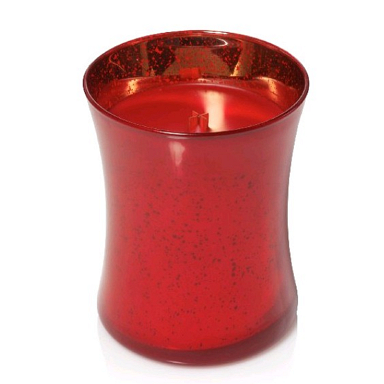 WoodWick Pomegranate - Granátové jablko vonná svíčka s dřevěným knotem a víčkem sklo střední 275 g Festine Joy limited 2018