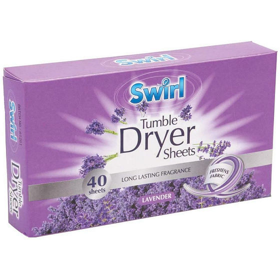 Swirl Levandule vůně do sušičky ubrousky 40 kusů