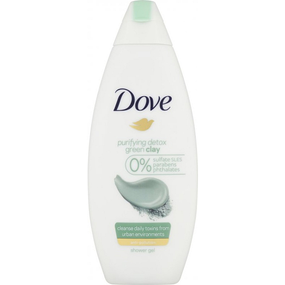 Dove Purifying Detox Green Clay čisticí sprchový gel 250 ml
