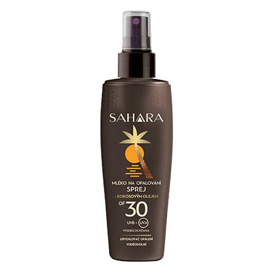 Astrid Sahara OF30 mléko na opalování s kokosovým olejem sprej 150 ml