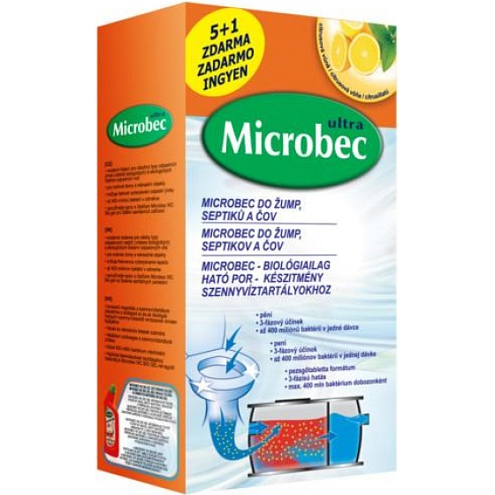 Bros - Microbec do žump septiků a ČOV 6 x 25 g