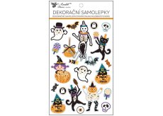Samolepki duchy plastikowe z połyskiem 14,5 x 25 cm