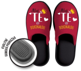 Nekupto Papučárna Dárkové papuče velikost 39-40 Kocham cię zawsze doskonałą 1 kus