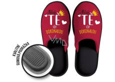 Nekupto Papučárna Dárkové papuče velikost 39-40 Kocham cię zawsze doskonałą 1 kus