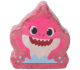 Pinkfong Baby Shark różowo czerwona musująca bomba do kąpieli 140 g
