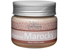 Saloos Bio 100% Marokańska glinka do ciała i twarzy 200 g