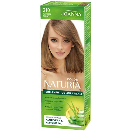 Joanna Naturia farba do włosów z białkowymi proteinami 210 Naturalny blond