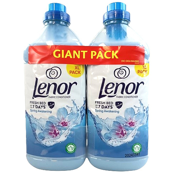 Lenor Spring Awakening węch jarnych kwiatów, paczuli i cedru, zmiękczacz 2 x 1600 ml, duopack