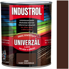 Industrol S2013 univerzální lesk vrchní 2430 Hněď čokoládová 0,6 l Industrol S2013 univerzální lesk vrchní 2430 Hněď čokoládová 0,6 l
