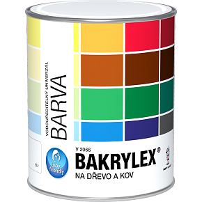Bakrylex Uniwersal połysk V2066 farba do drewna i metalu, 1000 biała, 700 g