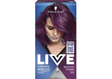 Schwarzkopf Live Urban Metallics barva na vlasy Fialový chrom U69, 60 ml