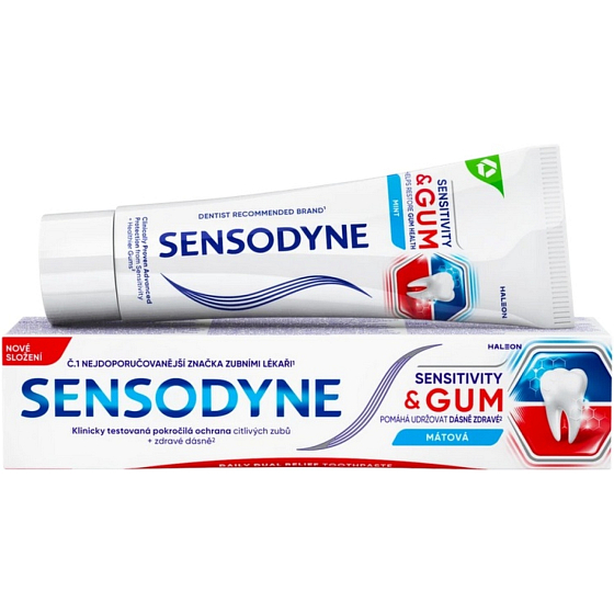 Sensodyne Sensitivity & Gum Miętowa pasta do zębów 75 ml