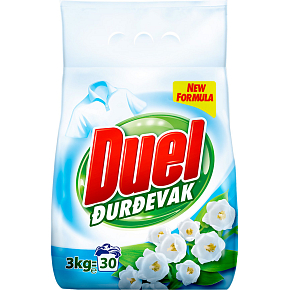 Duel proszek do prania Durdevak, 30 dawek, 3 kg Duel proszek do prania Durdevak, 30 dawek, 3 kg