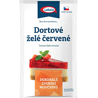 Labeta żelatyna do ciast czerwona, 10 g