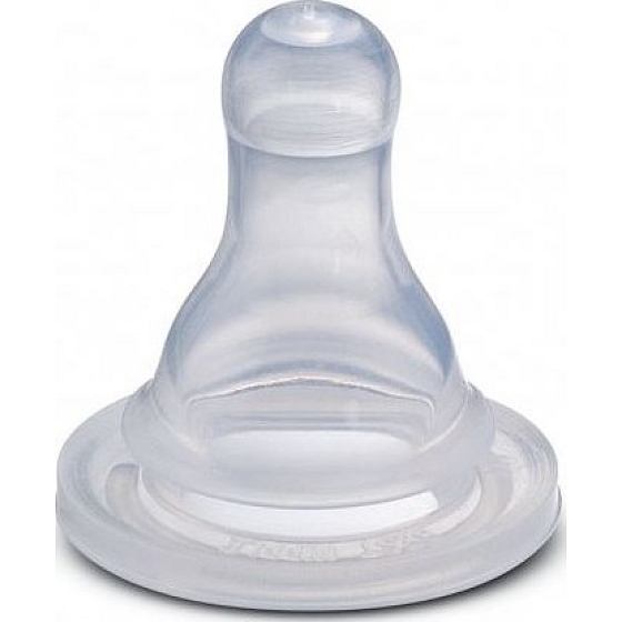 Baby Farlin Dudlík silikonový kulatý G-1+ Křížek 0-6 měsíců 1 kus