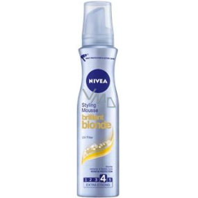 Nivea Brilliant Blonde pro blond vlasy pěnové tužidlo 150 ml Nivea Brilliant Blonde pro blond vlasy pěnové tužidlo 150 ml