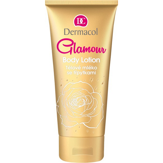 Dermacol Glamour třpytivé hydratační tělové mléko 200 ml