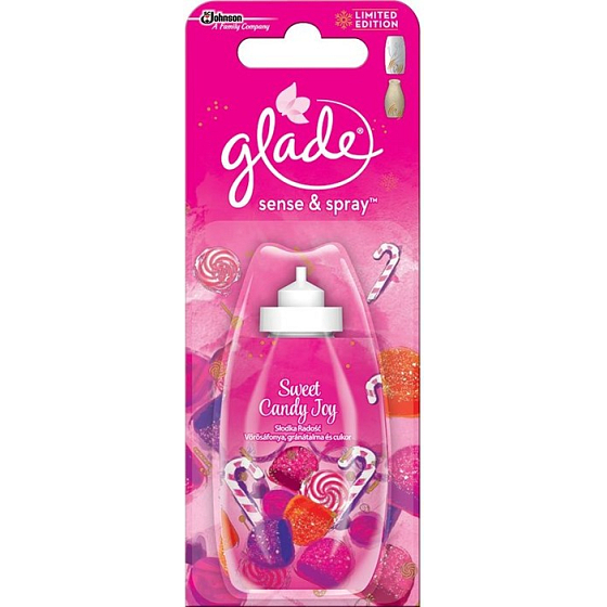 Glade Sense Sweet Candy Joy osvěžovač vzduchu náhradní náplň 18 ml