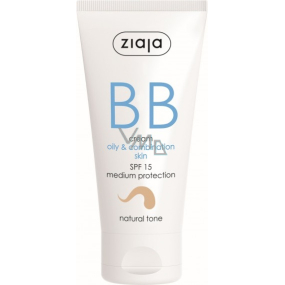 Ziaja BB SPF 15 krem dla cery tłustej i mieszanej 02 Natural 50 ml