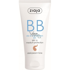 Ziaja BB SPF 15 krem dla cery tłustej i mieszanej 03 Dark 50 ml