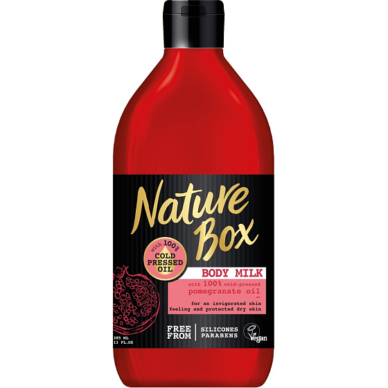 Nature Box Granátové jablko tělové mléko 385 ml