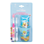 Pinkfong Baby Shark zubní kartáček 2 kusy + zubní pasta 75 ml + kelímek na zubní kartáček, kosmetická sada pro děti