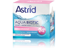 Astrid Aqua Biotic na dzień i noc krem na suchą i wrażliwą skórę, 50 ml