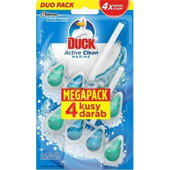 Duck Active Clean Marine WC závěsný čistič s vůní 4 x 38,6 g