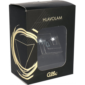 Albi Męska zagadka metalowa łamigłówka Kwadrat 12 x 9 x 6 cm Albi Męska zagadka metalowa łamigłówka Kwadrat 12 x 9 x 6 cm