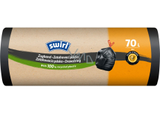 Swirl extra silne worki na odpady 70 l, 56 × 86 cm, 36 µ, 8 sztuk