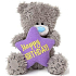 Me To You Medvídek Happy Birthday s fialovou hvězdičkou 10,5 cm