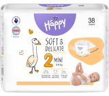 Bella Happy Mimi 2 pieluchy jednorazowe 3-6 kg 38 sztuk