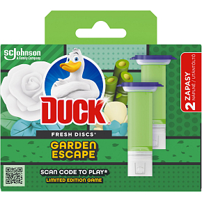 Duck WC blok Fresh Discs Garden Escape, náplně 2× 36 ml Duck WC blok Fresh Discs Garden Escape, náplně 2× 36 ml